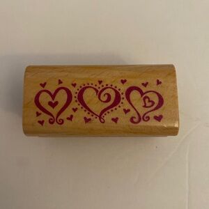 Stamp Craft 440D117 Swirly Heart Border rubber stamps